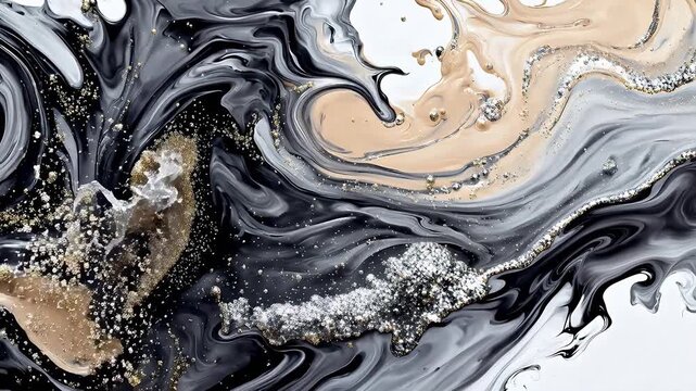 Abstract paint splatter design