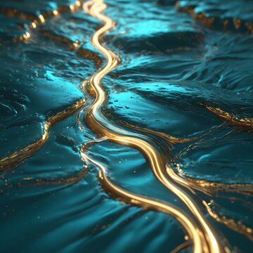 Currents Converging Into Unified Stream concept