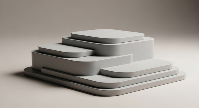 Geometric step display