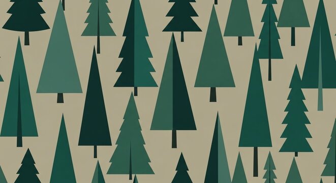 Geometric trees illustration