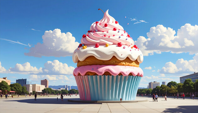 Giant cupcake fantasy