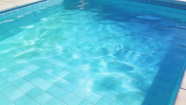 Swimming pool water surface