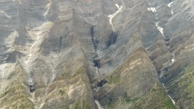 Panoramic Aerial View of Remote Mountain Valley in the Indian Himalayas