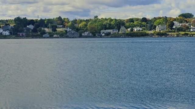 Pan-Across the Harbor at Sydney, Cape Breton, Canada