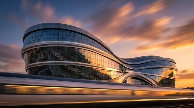 Contemporary Architecture Motion Aesthetic