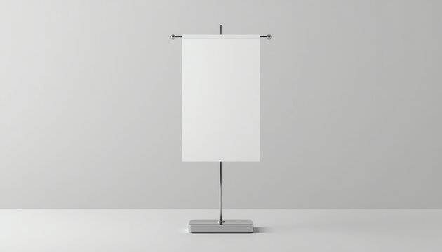 A4 A3 PVC PP paper Table Top Set Stand Mini Roll Up Banner,Pull Up Banner Standee Banner Stand,Table Banner Stand,Banner Stands Product. 3d render illustration