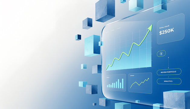 abstract financial business background