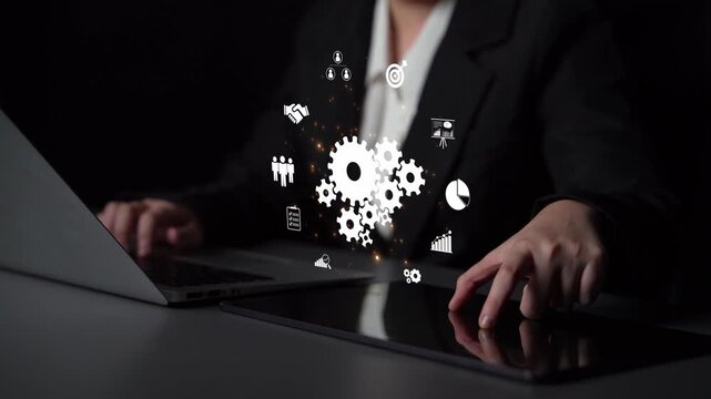 Teamwork and collaboration, group productivity, communication strategies, joint goals, and collaborative success through strong team dynamics and shared business vision. Muxer