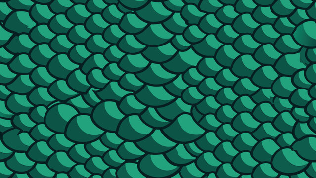 Seamless repeating texture pattern of teal dragon scales with seamless background creature abstract repeating wildlife geometric reptilian detailed biomimicry illustration mystical