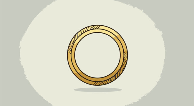 Golden Ring Closeup Jewelry Accessory.