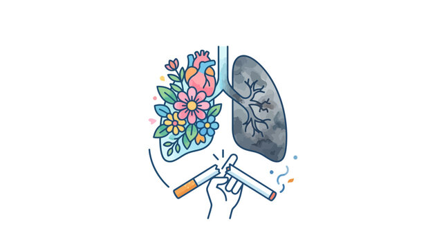 Healthy Lungs vs Smoker's Lungs: Breaking Free from Smoking