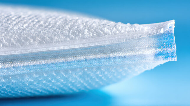 Disposable mask white close up texture protective medical healthcare safety filter fabric hygiene virus pandemic respirator