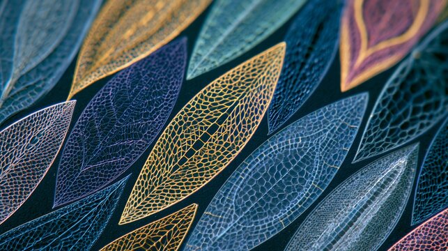 Blue Green Diatom Forms with Fine Mesh