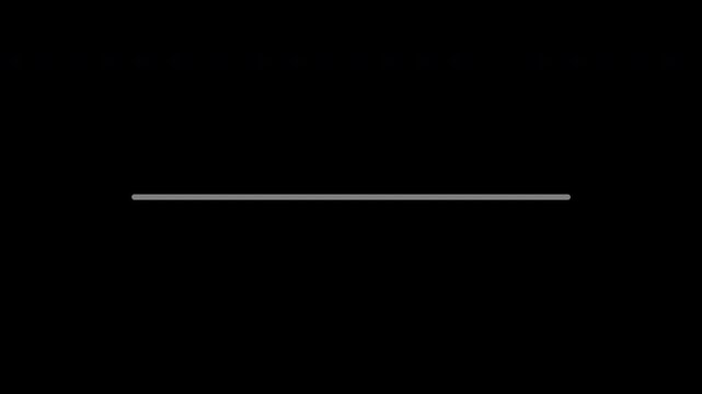 Loading Bar Progress Animation in Gray | Clean Minimalist Progress Indicator Loop Background