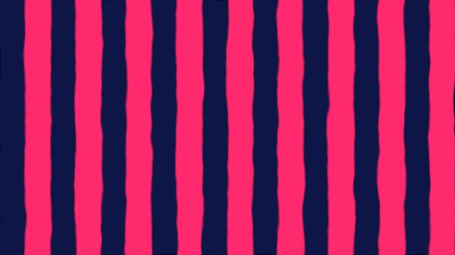 Wavy striped pattern in vibrant pink and navy blue colors