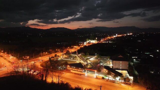 CHIANG MAI, THAILAND &ndash; Aerial view of Airbus A330 airplane cafe