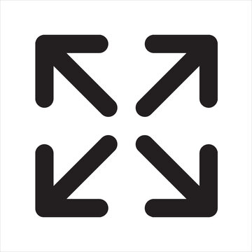 Maximize icon - expand fullscreen diagonal outline.