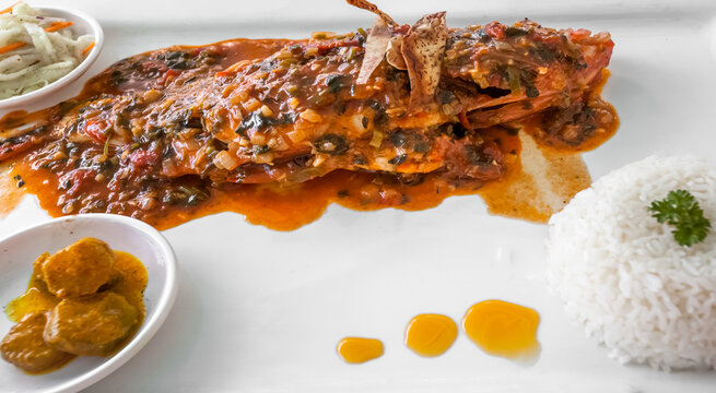 Poisson cuisin&eacute; &agrave; la mauricienne 