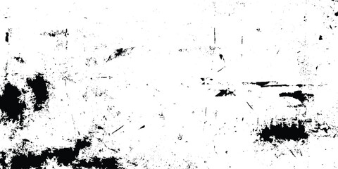 Obraz premium Grunge texture background with black and white abstract splatters and scratches for creative design projects