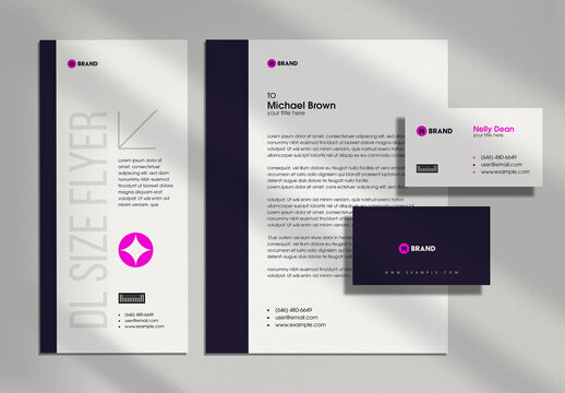 Business Cards and Stationary Mockup