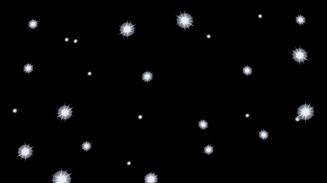 Multiple Camera Flashes Scattered Alpha Channel 4K Transparent Overlay