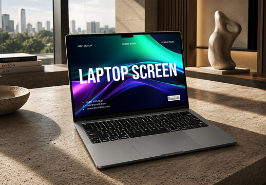 Laptop Screen Mockup