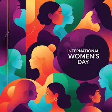 Women Celebrating International Womens Day.