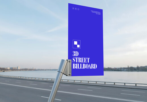 Road Sign Mockup