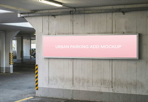 Urban Parking Add Mockup