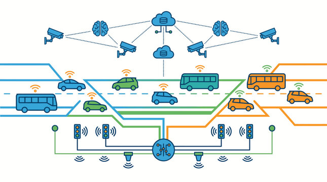 Vehicles Connected Network System.