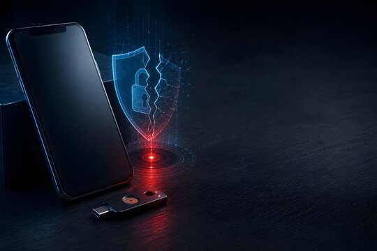 Broken Two Factor Authentication Security Concept