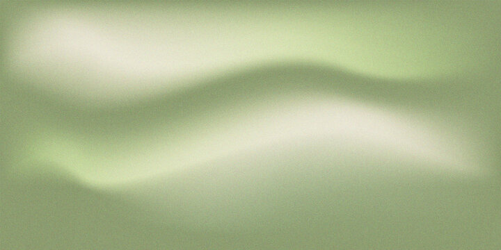 Abstract soft noise green gradient background for a wide poster and web page header