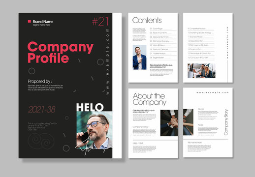 Modern Corporate Company Profile Template Design
