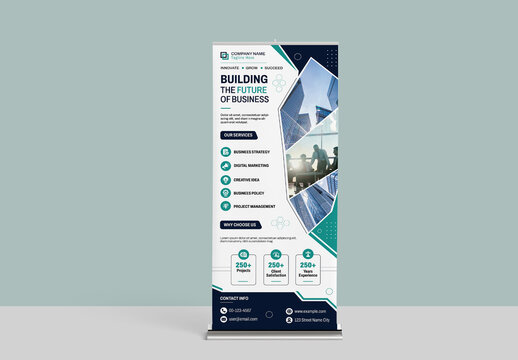 Roll Up Banner Template Layout