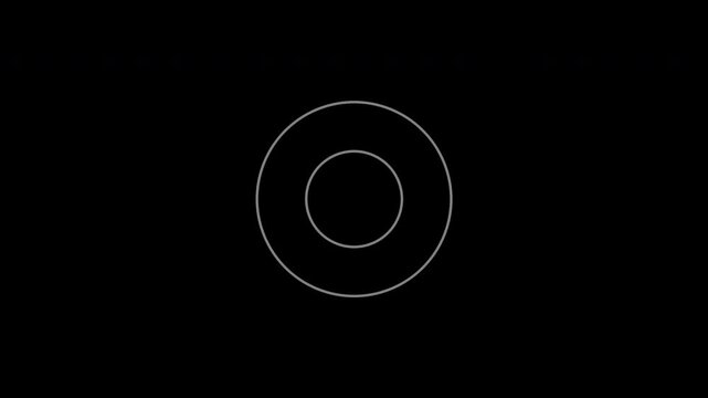Loading Ring Spinner Animation in Gray | Circular Progress Indicator Loop Background