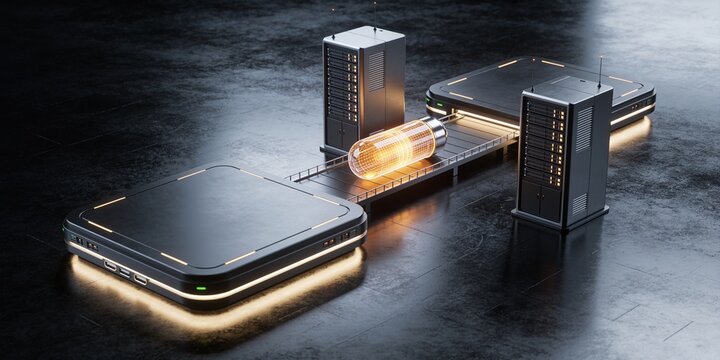 Secure data capsule transfer between enterprise server platforms with modular system handoff bridge for integration technology background