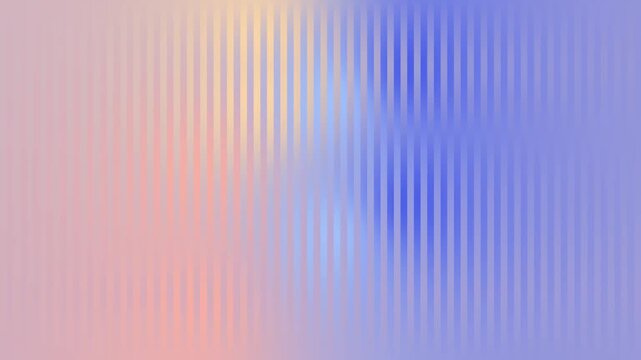 Soft pastel gradient background with vertical lines creating a smooth transition from peach to blue for a modern minimalist digital design element or website backdrop