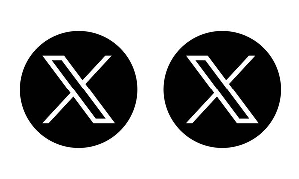 Twitter x icon vector svg for app ui design system 2026.