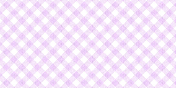Elegant light purple gingham check background. Seamless repeating pattern ideal for stationery, textile industry, and creative craft projects.