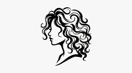 Fototapeta premium Intricate black and white line art of a lion head.
