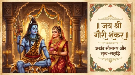 Obraz premium Traditional Mahashivratri Pradosh Vrat Masik Shivratri Nishita Kaal Sital Sasthi puja of Bhagwan Shiv Shankar Bhujang Mahadev Bholenath Mahakal Parvati ShivShakti