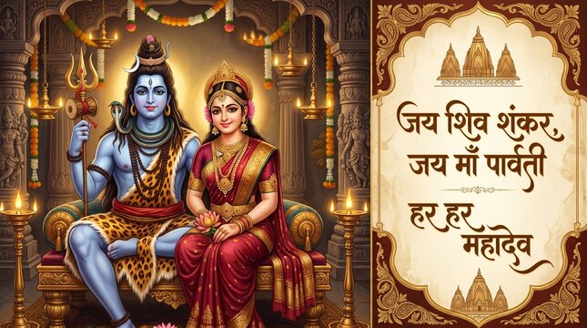 Traditional Mahashivratri Pradosh Vrat Masik Shivratri Nishita Kaal Sital Sasthi puja of Bhagwan Shiv Shankar Bhujang Mahadev Bholenath Mahakal Parvati ShivShakti