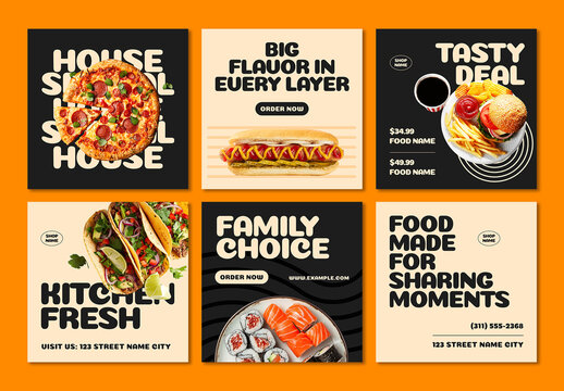 Fast Food Social Media Template