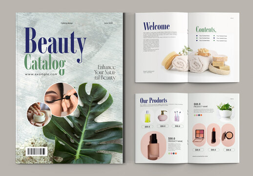 Minimalist Product Catalog for Beauty
