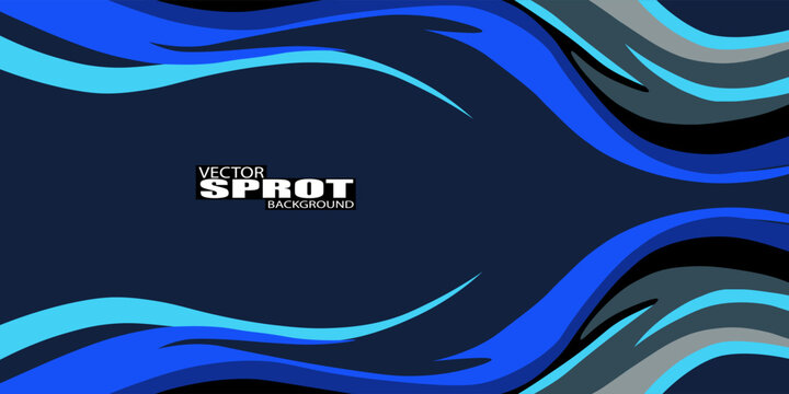 Curved wavy geometric stripes background. Sporty Racing car design for vehicle vinyl wrap and car branding