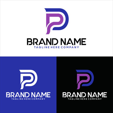 PD Letter Monogram Business Logo Design