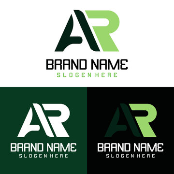AR Monogram Luxury Letter Logo Design