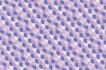 Seamless Mermaid Scale Pattern in Pastel Purple and Blue Geometric Background © Posh Pallete