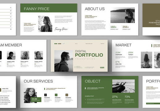 Modern Creative Portfolio Presentation Template