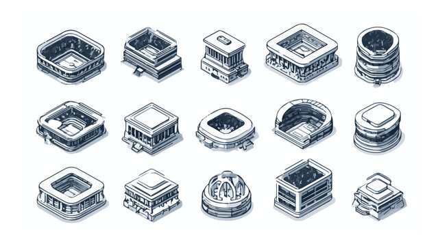 Collection of Various Computer Chips and Microprocessors.